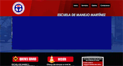 Desktop Screenshot of escuelademanejomartinez.com