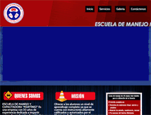 Tablet Screenshot of escuelademanejomartinez.com